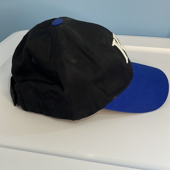 Kansas City Royals Baseball Cap Black and Blue Velcro Back Strap OutdoorCap S/M - Picture 2 of 6